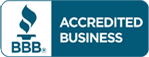 A+ accredited with the Better Business Bureau